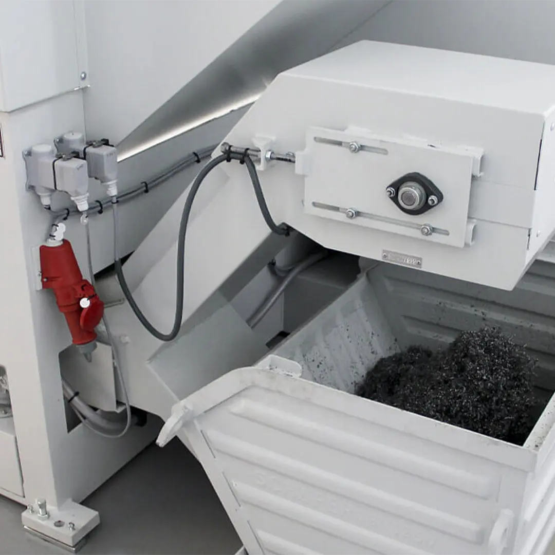 Hochleistungs-Bandsägeautomat HBE560A Performance mit Späneentsorgung in Materialflussrichtung