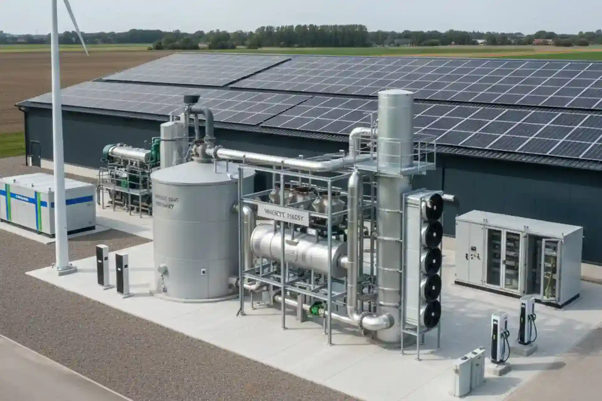 Nutzung von Abwärme, Eigenstrom aus erneuerbaren Energien