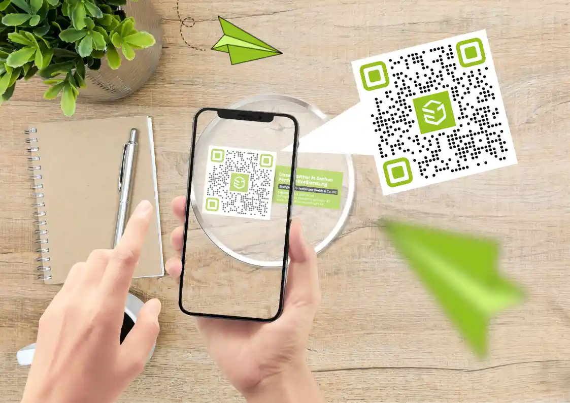 Schnell ans Ziel mit den QR-Codes des Energiebüro Jenninger